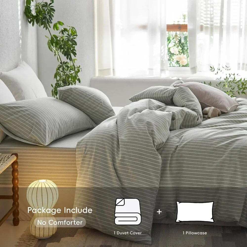 Striped Duvet Cover Set